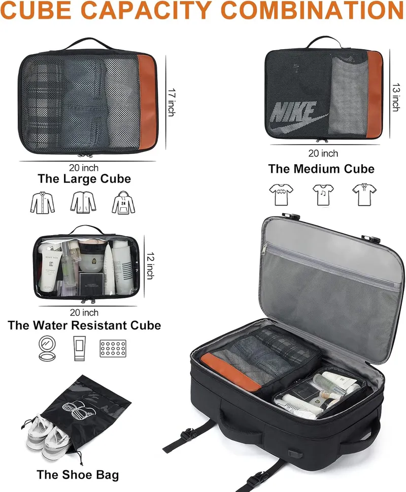 Lumesner 40L Flight Approved Backpack