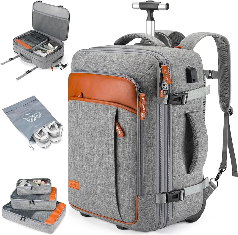Lumesner rolling backpack
